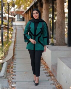 کت یقه انگلیسی زنانه